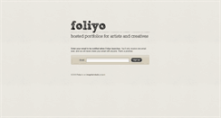 Desktop Screenshot of foliyo.com